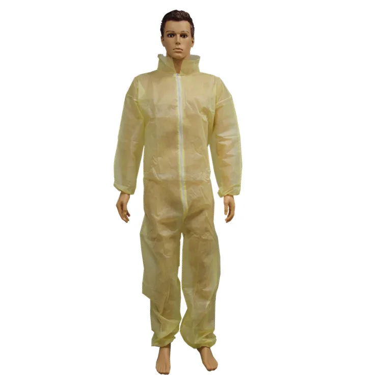 Hazmat suit Ppe Pp Medical Disposable Coverall With Hood Overoles Desechables Microporous Coverall Suits Type 5/6
