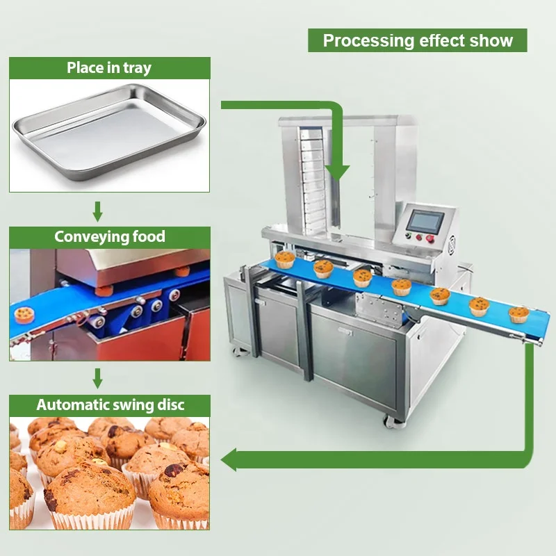 Dumpling Cookie Siomai Tray Aligning Machine Tray Arranger Arrange Pan Machine for Cookie
