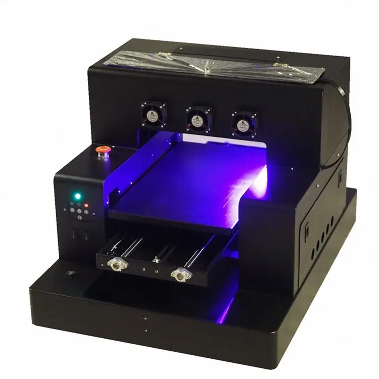 a4 size uv flatbed printer can prints with free bottle holder