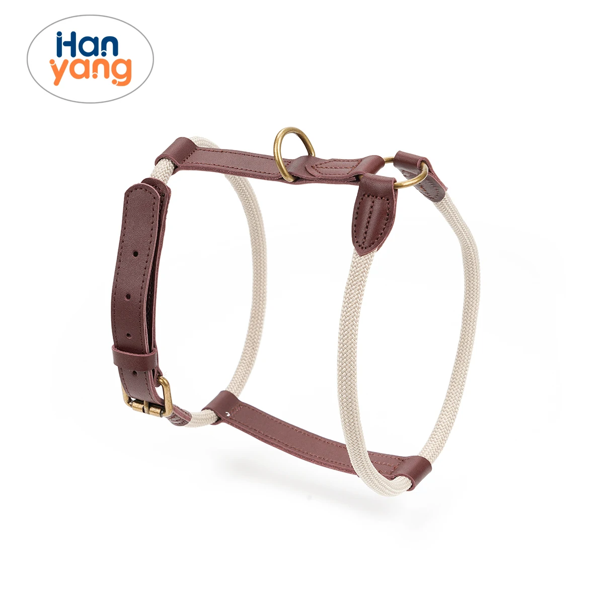 HanYang OEM Custom No Pull Dog Harness Nylon Vest L-Shaped Adjustable Easy Pet Harness for Small Medium Large Breeds