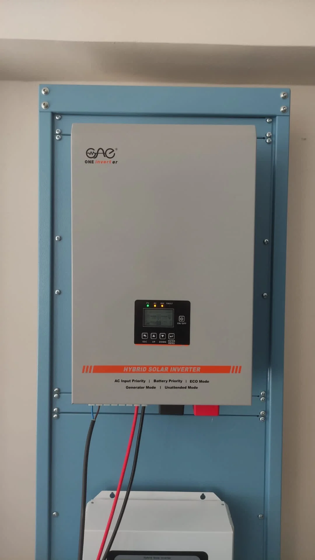 Солнечный инвертор 3 кВт с контроллером заряда Mppt 60 Гц 50 Ac Dc чистая Синусоидальная волна onduleur