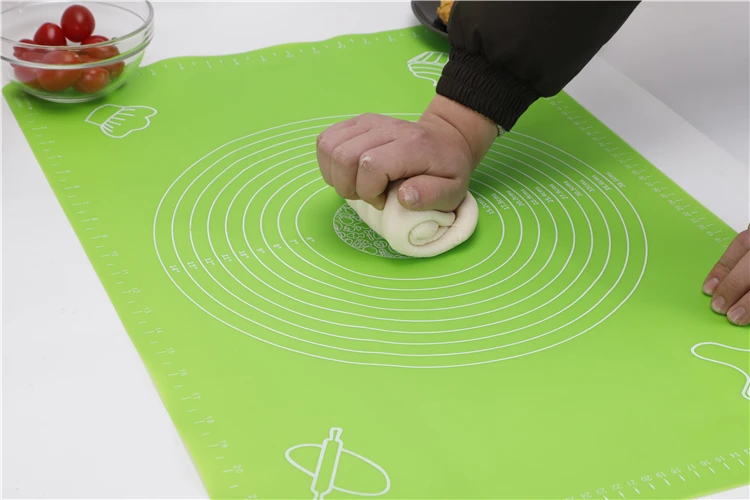 
Dough Rolling Nonstick Silicone Baking Anti-slip Mat Silicone Baking Mat Pastry Mat With Measurements 