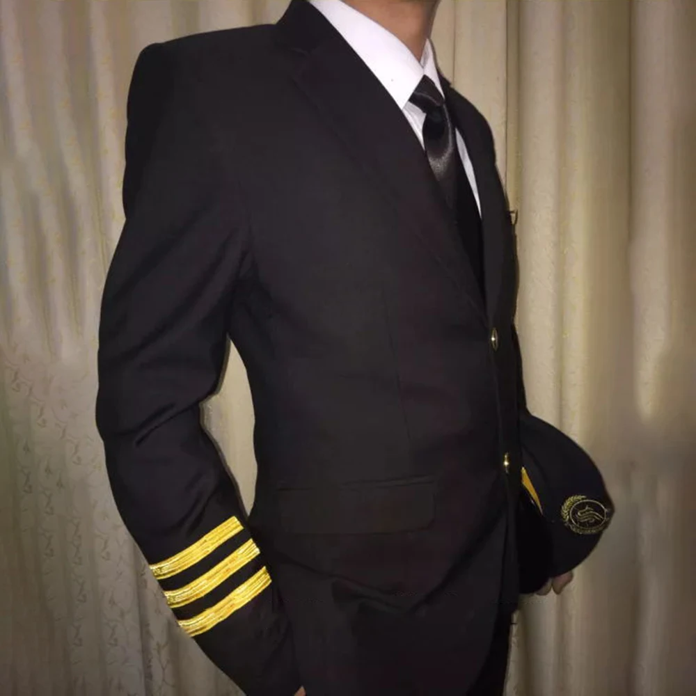 Pilot Uniform Flight Attendant Uniforms Flight Suit Men