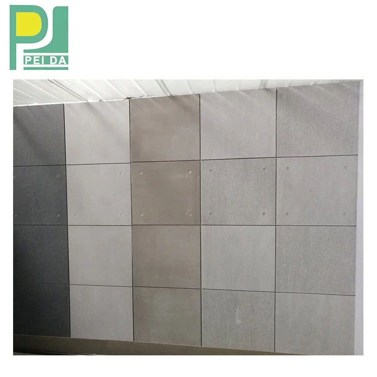 Бесасбестовая конструкция огнестойкая Водонепроницаемая усиленная 4ft x 8ft облицовочная панель из цемента