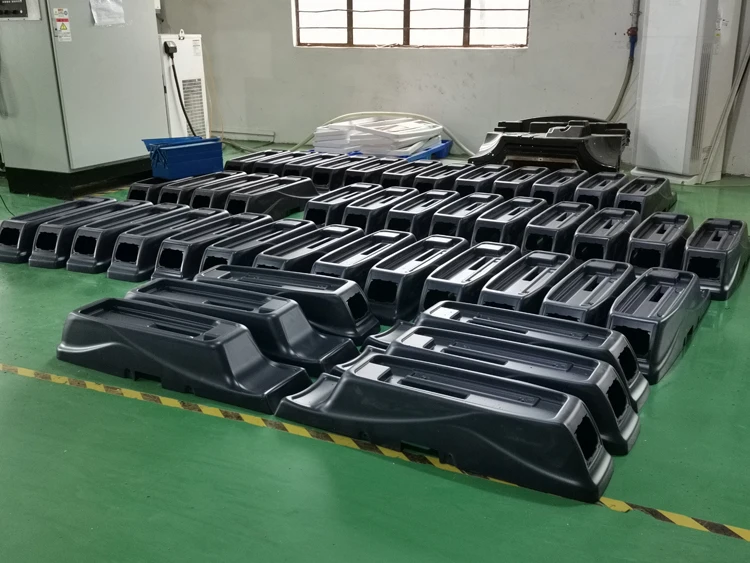 OEM custom Abs PP HDPE plastic parts  thermoforming vacuum forming car armrest storage box