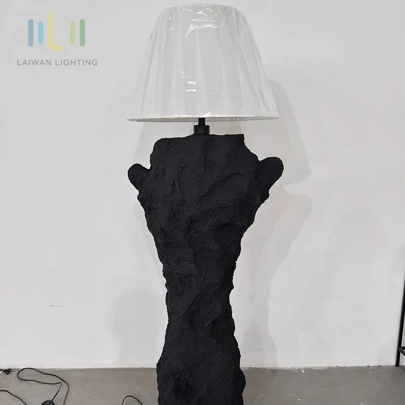 Contemporary style resin material custom wholesale price floor lamp light for living room decor