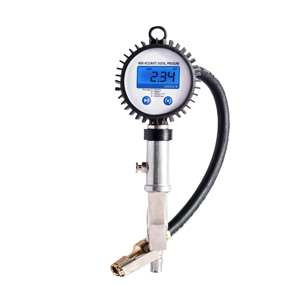 250PSI High-Precision Digital Tire Inflator with Customizable LCD - Perfect for Car and Vehicle Tire Inflation