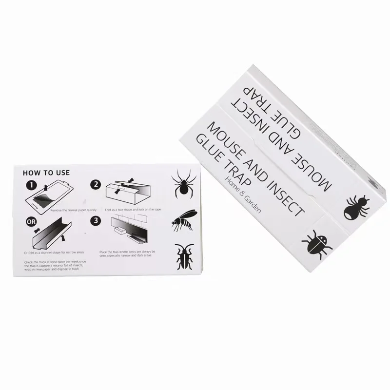 High quality Disposable Mouse Trap Glue mice Killer Easy to Set with Enhanced Stickiness