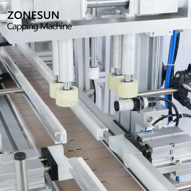  ZONESUN ZS-XG16V крышка насоса Полноавтоматическая Pet пластиковая бутылка укупорочные машины с крышкой Вибрационный