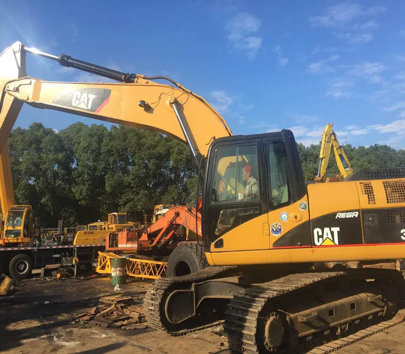 Гусеничный Экскаватор б/у caterpillar 320D кошачий экскаватор 320d в оборудовании 0086