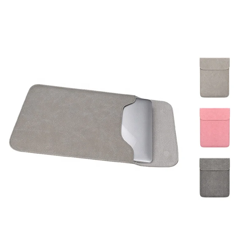 
11.6 13 14 15 inch universal leather laptop tablet carrying case 