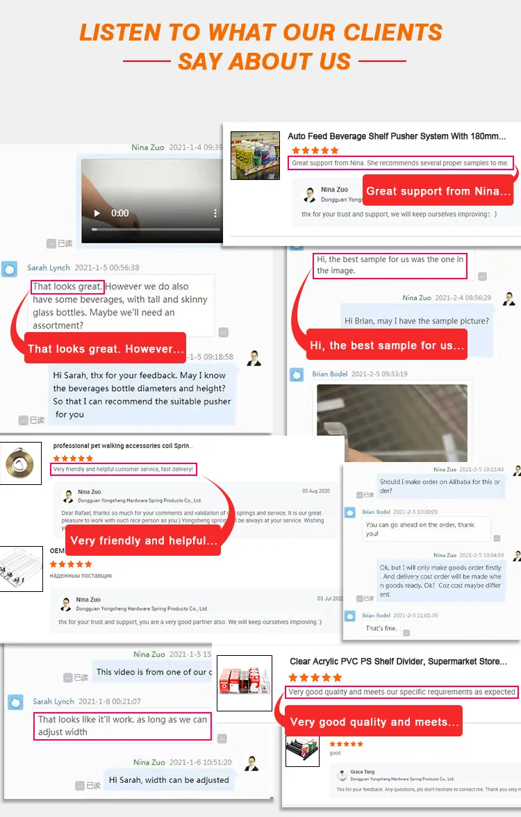 Supermarket Ciggarette Rack Divider Stock Shelf Bottal E Juice Spring Smart Exhibition Drink Canned Bottle Spice Pusher System