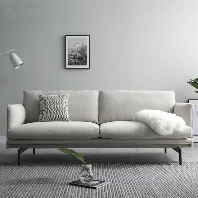 Modern Pink Velvet Accent Couch Fabric Corner Sofa Metal Leg Custom Home Furniture Sofa Set Furniture Living Room