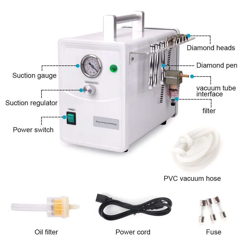 Portable hydrodermabrasion diamond microdermabrasion hydro dermabrasion machine