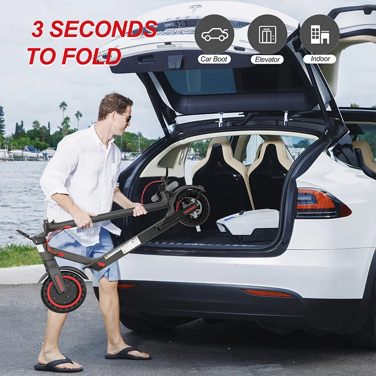 AOVO US UK DE Warehouse Stock Waterproof Newest 10.5AH Foldable 2 Wheel Adult Folding Kick Scooter Electric Scooters for