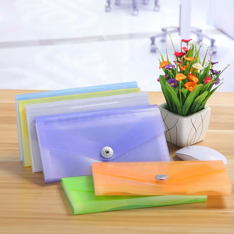 
Plastic Folder Concertina Pocket Pp Bag Document Wallet A5 Expanding File 