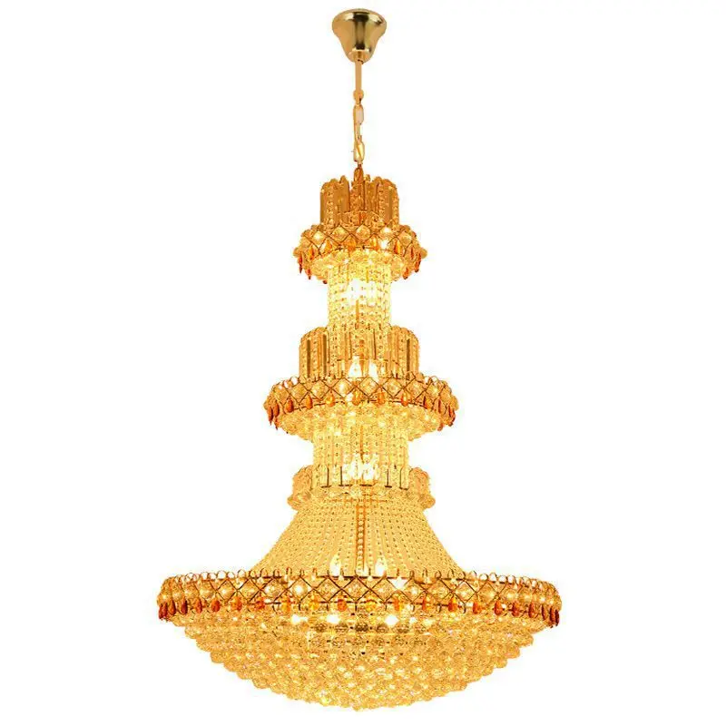 Nordic Style Lamp Hot Sales K9 Crystal Chandelier Luxury For Villa Hotel Home Pendant Lighting Fixtures Chandeliers