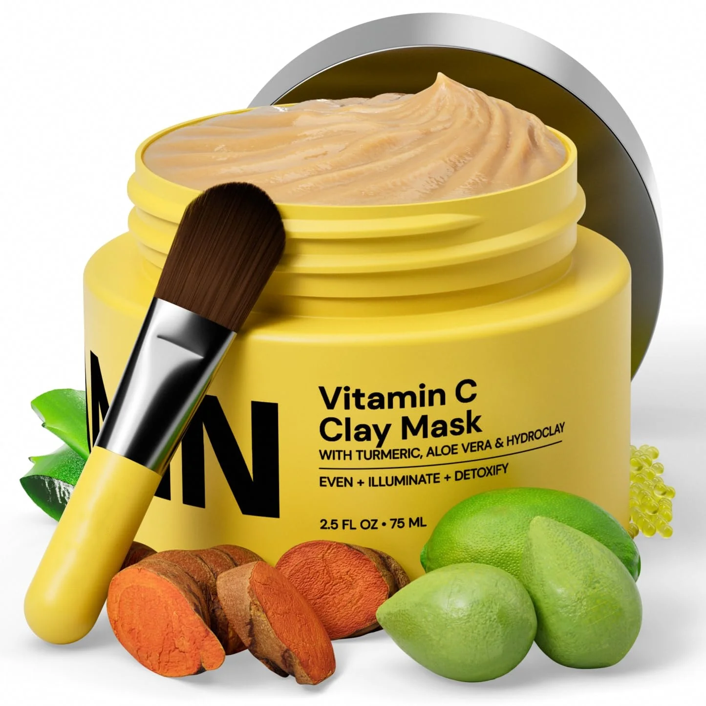 OEM Deep Cleansing Facial Improves Skin Care Vitamin C Turmeric Face Mask Sets for Dark Spots