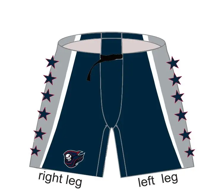 Professional manufacturer nylon polyester embroidery custom senior ice hockey pant shells