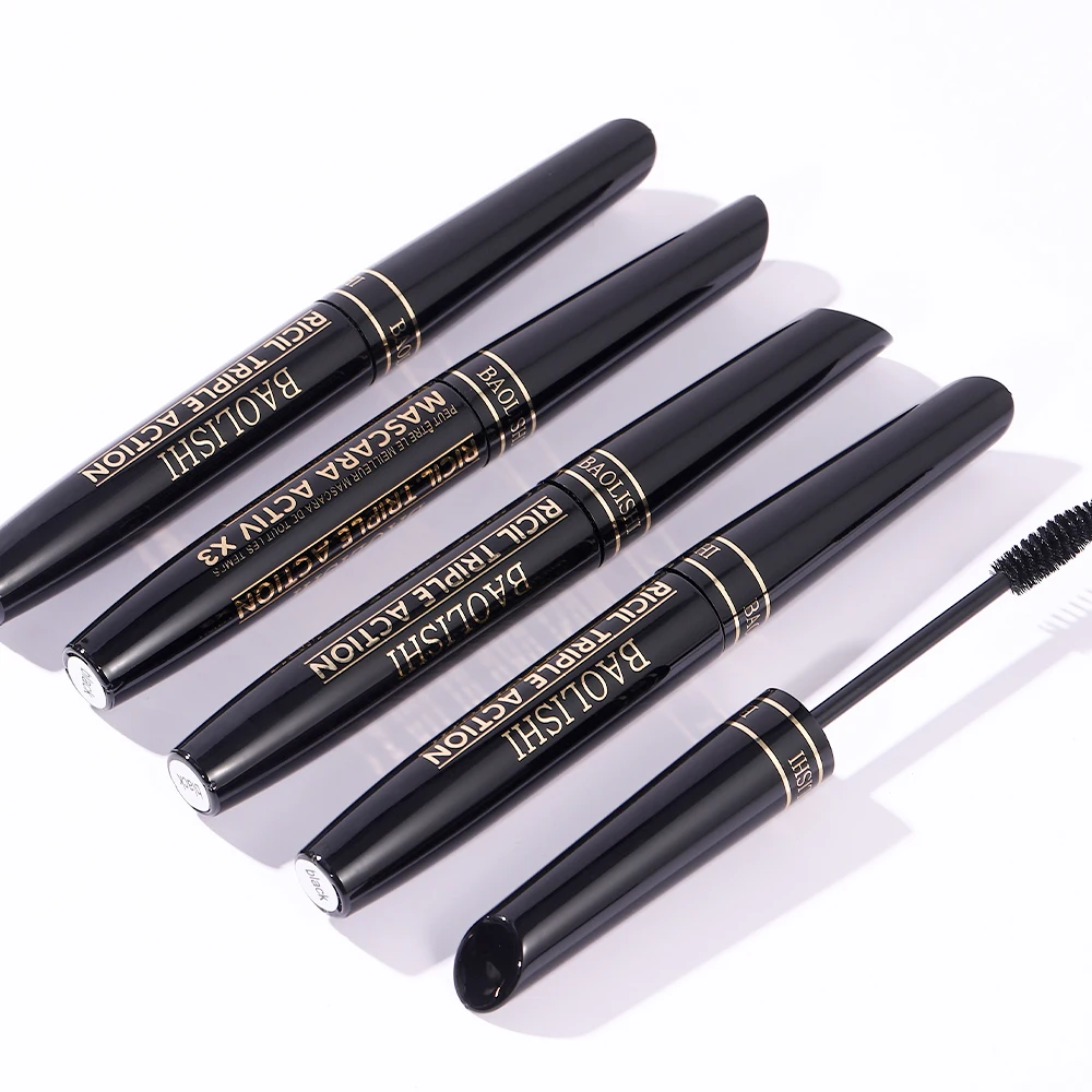 Curling Lengthen Eyelashes Extra Volume Waterproof Black Natural Lashes Eye Makeup Liquid Lash Extensions Mascara