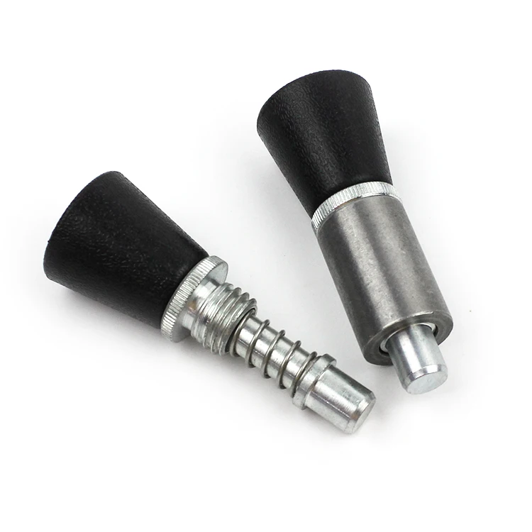 Custom plastic handle pull pin latch stainless steel housing spring loaded pin for machinery industrial