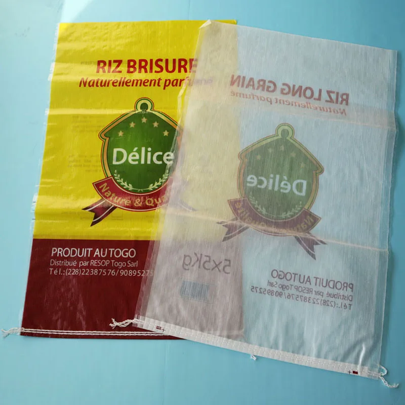 Полиэтиленовые прозрачные сумки китайские Прозрачные тканые полипропиленовые