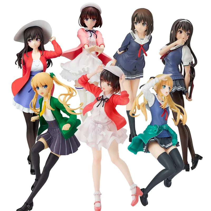 Saenai Heroine No Sodatekata милые девушки аниме экшн-фигурки японского ПВХ фигурки