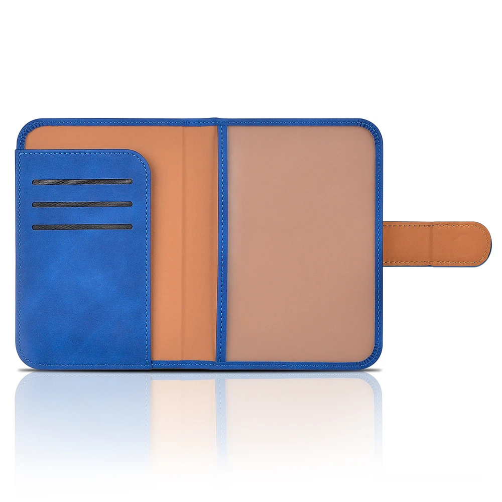 Customized High-end Quality RFID Passport Bags Family Travel Wallet PU Leather Booklet Passport Holder Sleeve Case