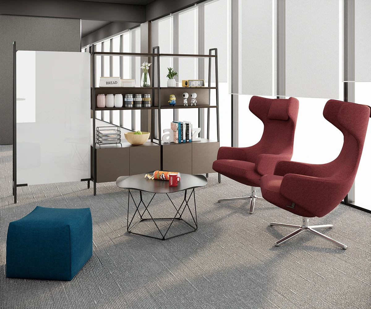 Современная офисная напольная Входная перегородка книжная полка для хранения многослойная витрина изготовлена из прочного меламина