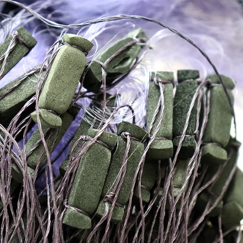 factory selling 3 layer single double knotted nylon monofilament  with floating fish trap Rede De Pesca nylon net 25m gill net