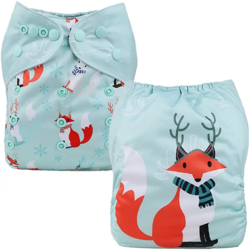 Mumsbest Nice Unique Modern Mermaid Reusable Washable Adjustable Positioned Baby Cloth Diapers Factory