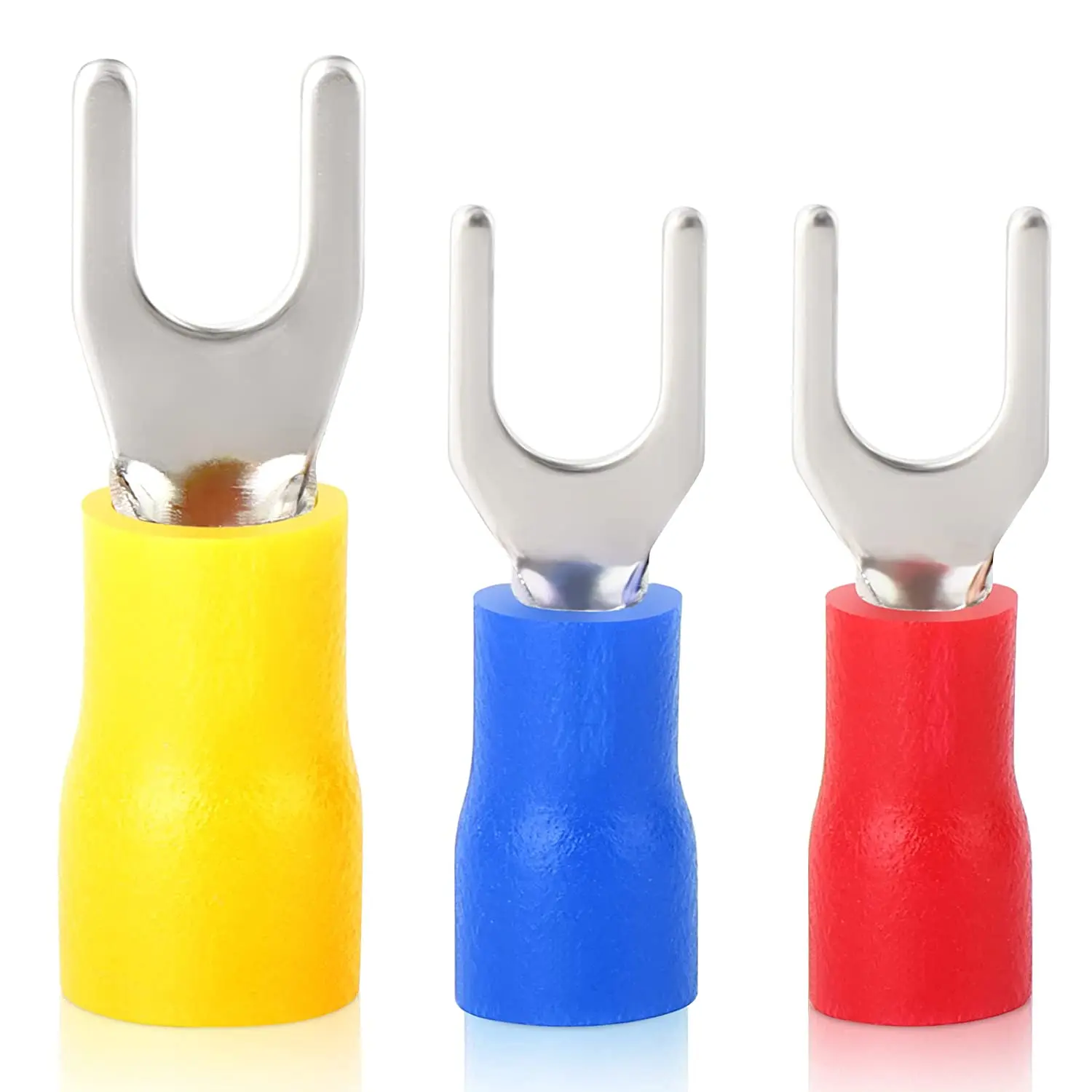 SV Quick Disconnect Electrical  Insulated Fork Spade U-Type  Crimp Terminals Connectors M3/4/ 5/6 / 8/10