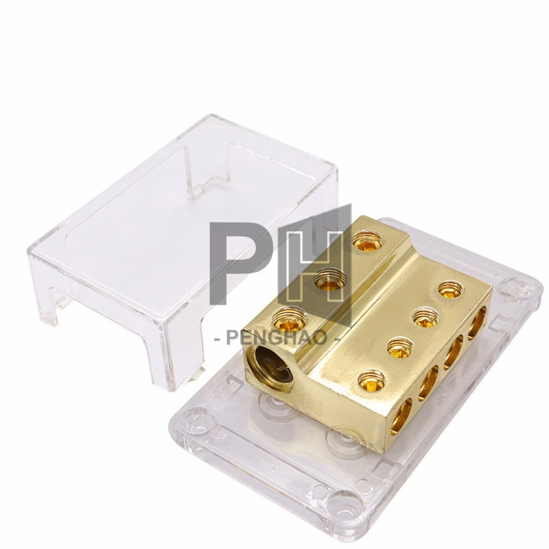 Car Audio Amplifier Modification Insurance One Divided Into Two/One Out Of Two Ground Wire Box Distribution Box Cable Seperate