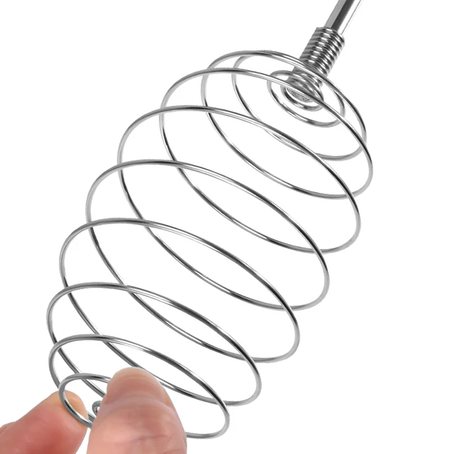 Hot Selling Kitchen Utensil Stainless Semi-automatic Milk Honey Whisk Hand Power Whipper Mixer Egg Beater For Dough Blender