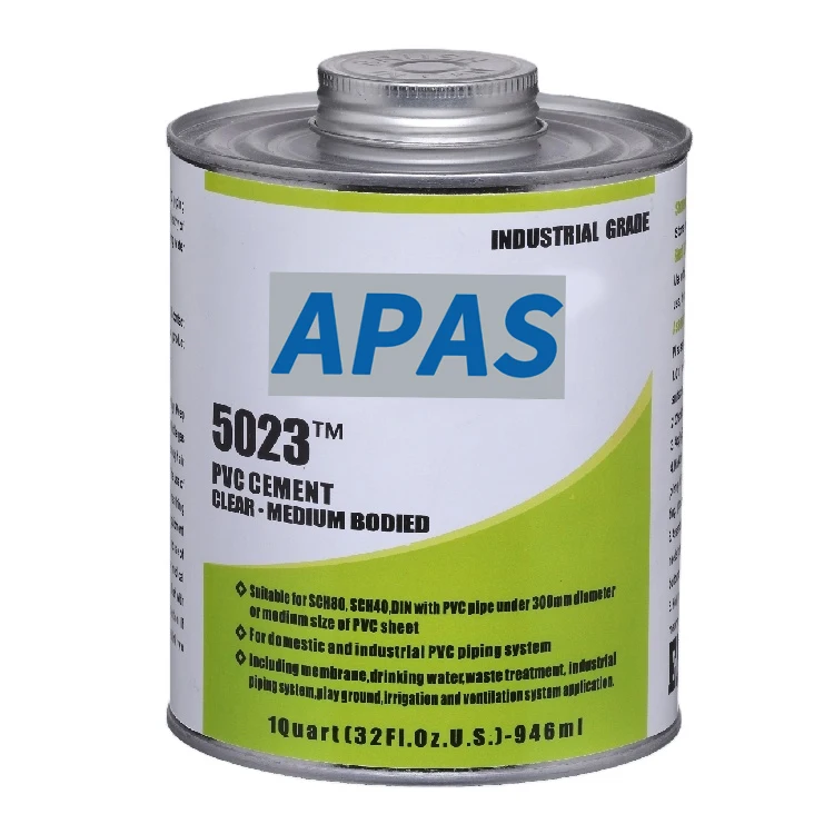 NSF low VOC PVC Pipe Glue Solvent Cement for high pressure PVC pipe joints