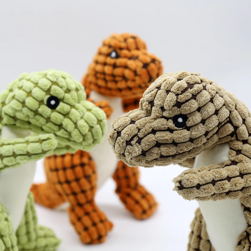 
Dog vocal toys puppies large dogs molar teeth bite resistant clean teeth pet toys dinosaur series baby puzzle plush toys 