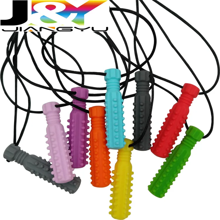 Отвертка сенсорные бусы с зубным кольцом Stick Секс игрушки для аутизма и СДВГ прорезывания зубов собак кошек полости рта мотор детей взрослых