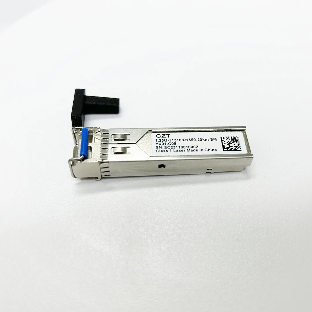 Приемопередатчик SFP модуль центра обработки данных 1,25G Base-T BD DFB TOSA 20 км одномодовый T1310/R1550 SFP трансивер