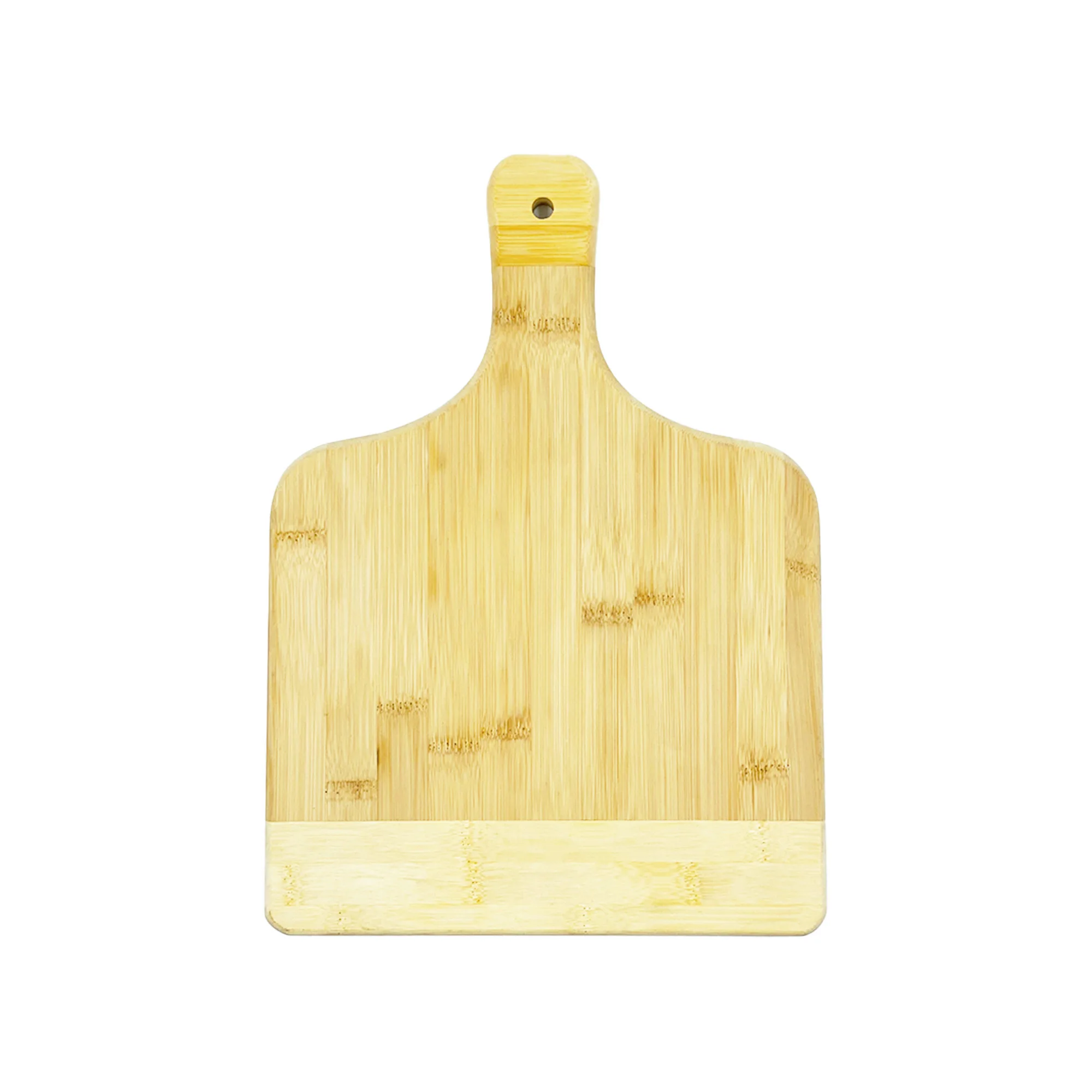 Customized Bamboo Wooden Pizza Peel  And Cutting Board With Handle For Baking Pizza Bread Fruit Vegetables Cheese