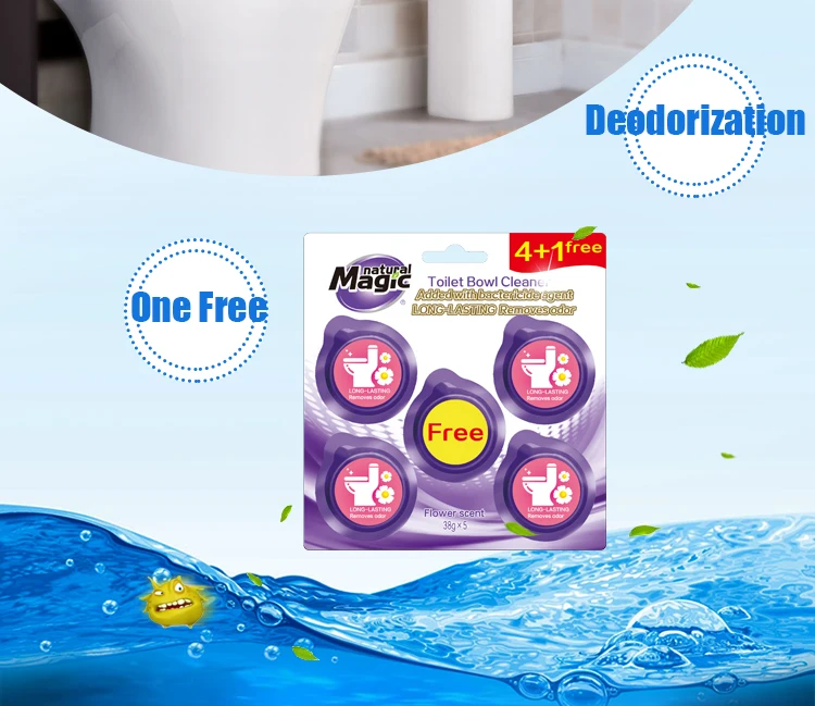 Lavender Cistern Blue Blocks Deodorant Cleaner automatic bowl tablet wc basin deodorant block chemical cleaner Toilet tablet