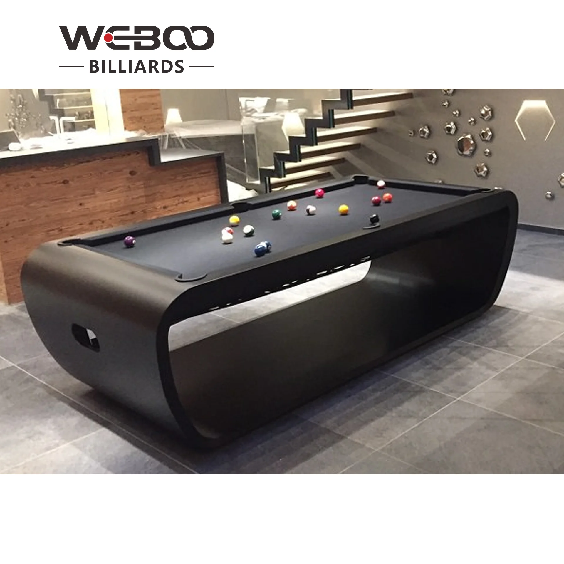 Custom 8 Foot 9Foot American Solid Wood 4 In 1 Pool Table For Home Room