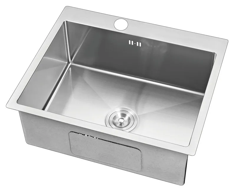 
 Кухонная раковина ручной работы с одной чашей  