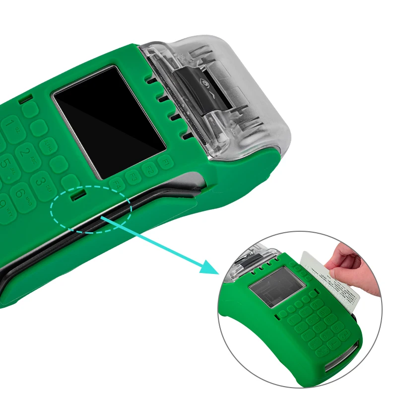 Customized Durable Silicone Case Protective Cover Verifone Pos Machine Case For Smart Android Pos VX520