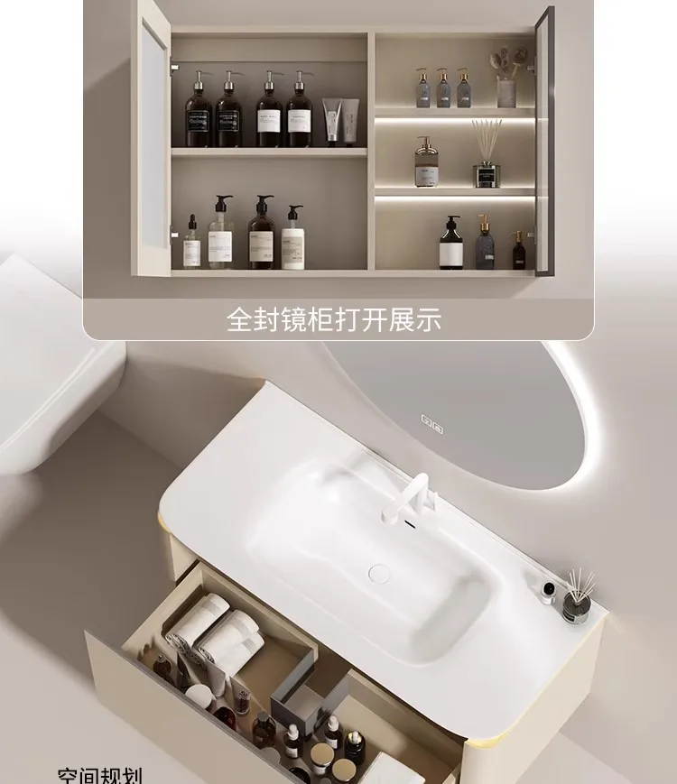 Wholesale Fine Quality Mounted Simple Design Bathroom Vanity Cabinet Set Smart Toilet Cabinet Bathroom