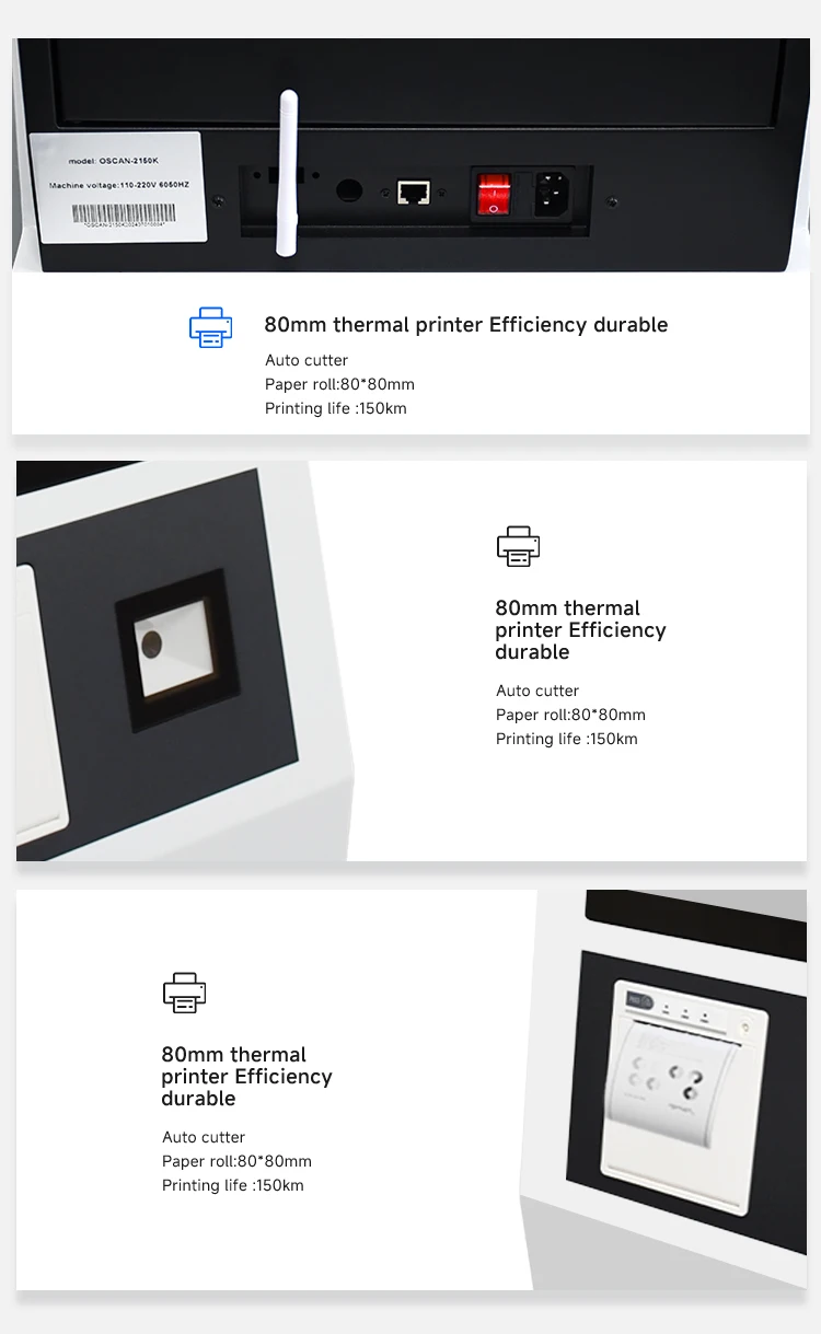 High-Performance Self-Service Kiosk with NFC Payment and Queue Management for High-Volume Restaurants