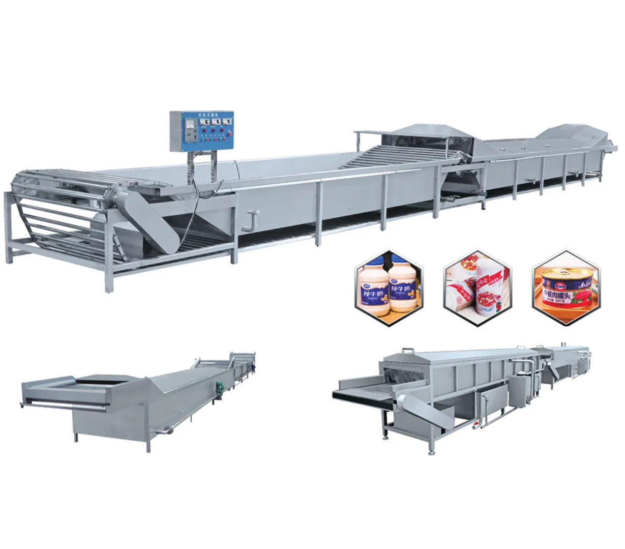 Полностью автоматическая пастеризатор машина для консервированных или бутилированных напитков или мешков маринования