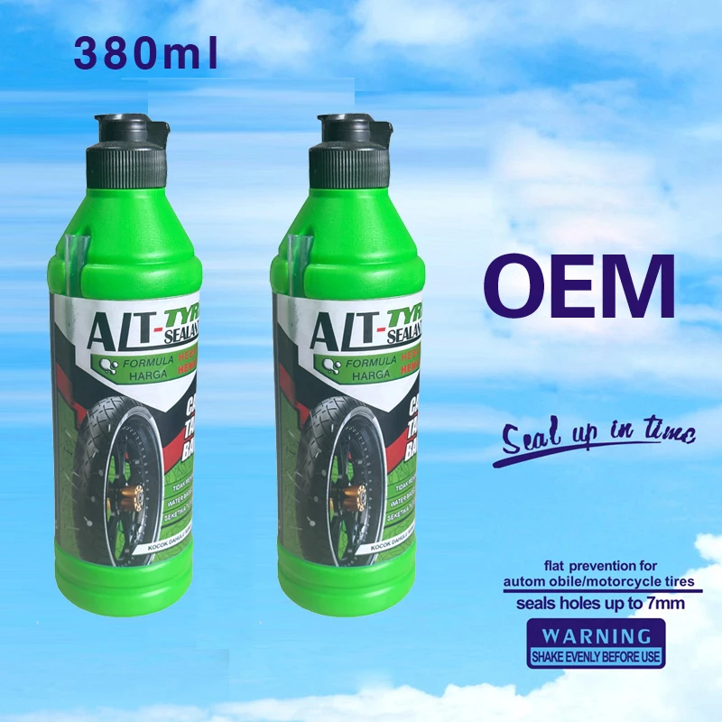 Non-toxic and latex free Tyre sealant Permanent car tire sealant motorcycle