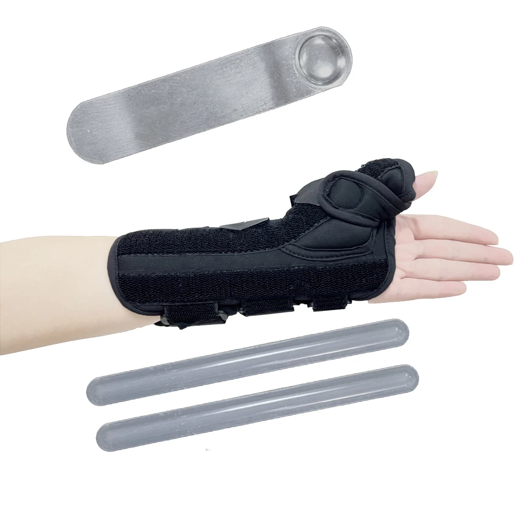 Wrist Brace Aluminum Medical Orthopedic Thumb Strong Support Hand Wrist Splint Brace with Metal Splint for Carpal Tunnel