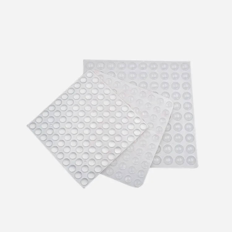 Adhesive Silicone Rubber Pads Anti-Slip Furniture Stopper Noise-dampening Silicone Pads