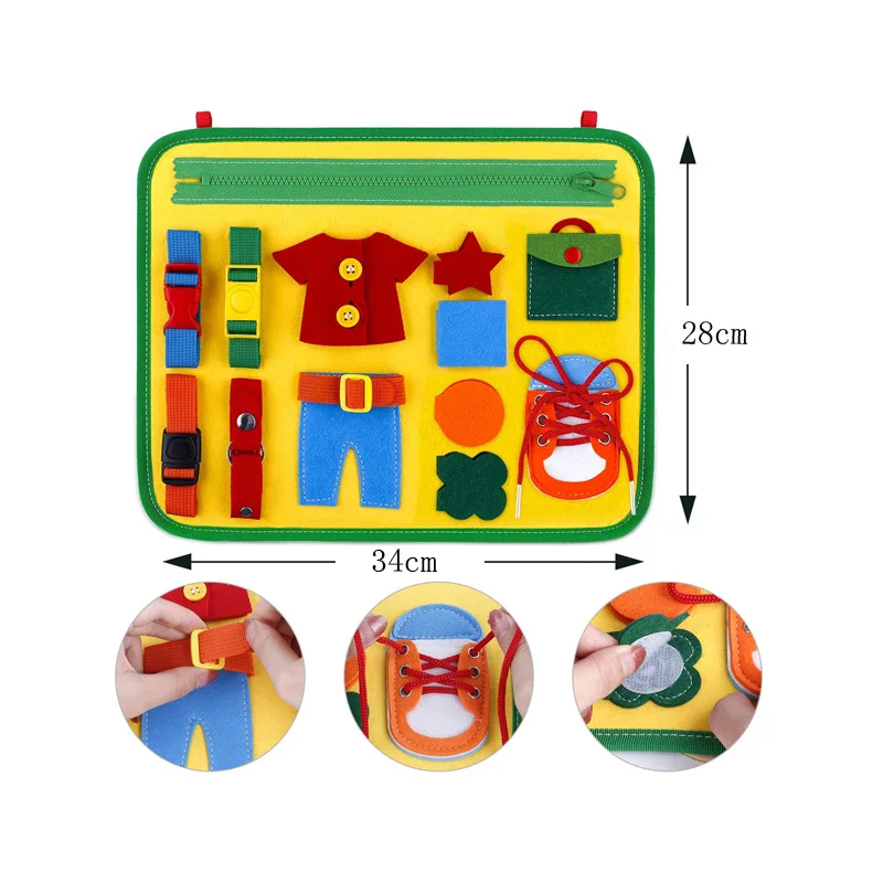 2021 Wholesale custom Family essentials educational toy board kid 3d picture book  felt book
